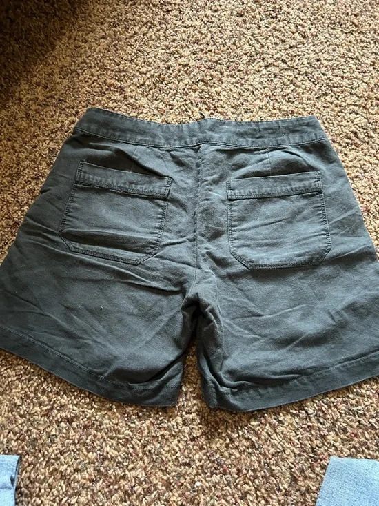 J. Crew Gray/Light Black Drawstring Utility/Hiking Shorts - Picture 2 of 3